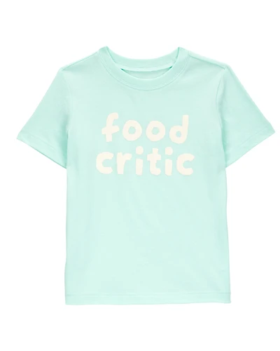 Toddler Boy Food Critic Graphic Tee