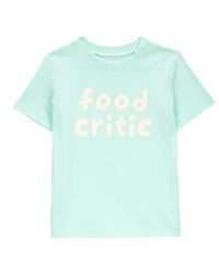 Toddler Boy Food Critic Graphic Tee