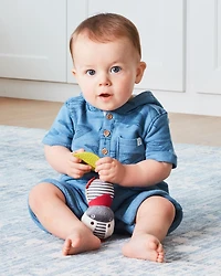 Zebra Bandana Buddies Chime & Teethe Toy