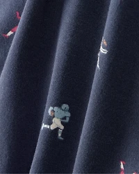 Baby Boy 2-Piece Football PurelySoft Pull-On Pants - Navy/Grey