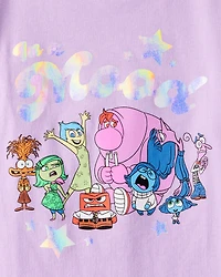 Girls InsideOut Short-Sleeve Graphic Tee - Purple