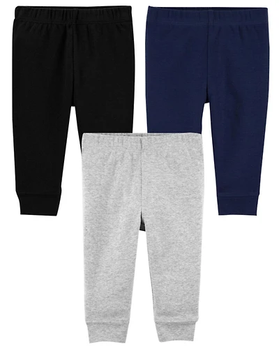 Baby 3-Pack Pull-On Pants