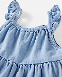 Baby Organic Cotton Chambray Dress