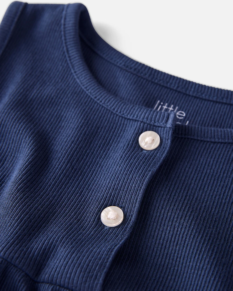 Kid 2-Pack Organic Cotton Knit Tanks