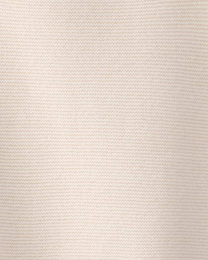 Girls Sweater Top - Cream