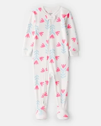 Baby Girl Floral DreamPlush Snug Fit 1-Piece Pyjamas
