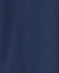 Boys Long-Sleeve Henley T-Shirt - Navy Blue