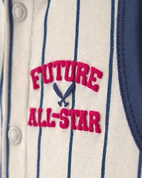 Baby Boy 'Future All-Star' Baseball Romper