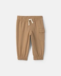 Baby Boy 2-Piece Striped Long-Sleeve Bodysuit & Pant Set - Cream/Khaki
