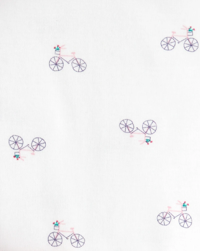 Baby Girl 3-Piece Heart Vest Outfit Set - Pink