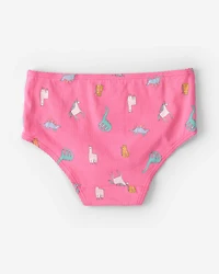 Girls 7-Pack Animal Print Brief Underewear