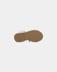 Toddler Girl Floral Sandals - White