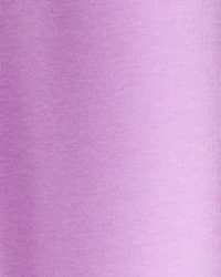 Girls Metallic Heart Pull-On Stretch Cozy Leggings - Purple