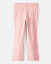 Toddler Girl Cotton Flare Active Pants - Pink