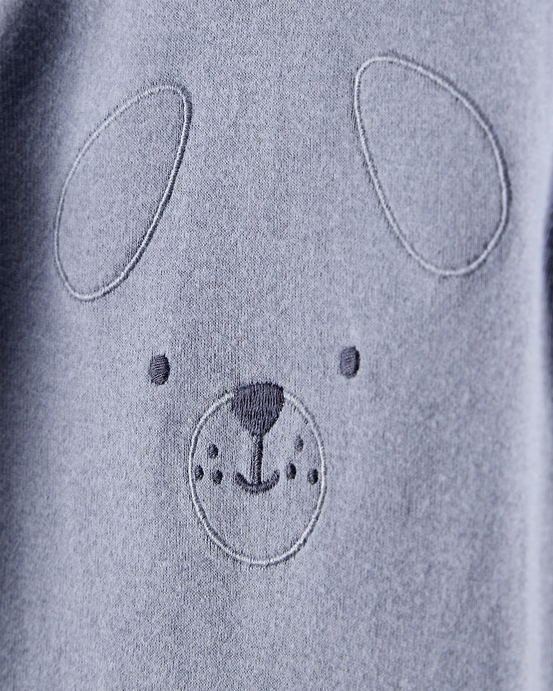 Baby Boy 5-Pack Dog Print Multipack Bodysuits - Blue/White/Navy/Brown