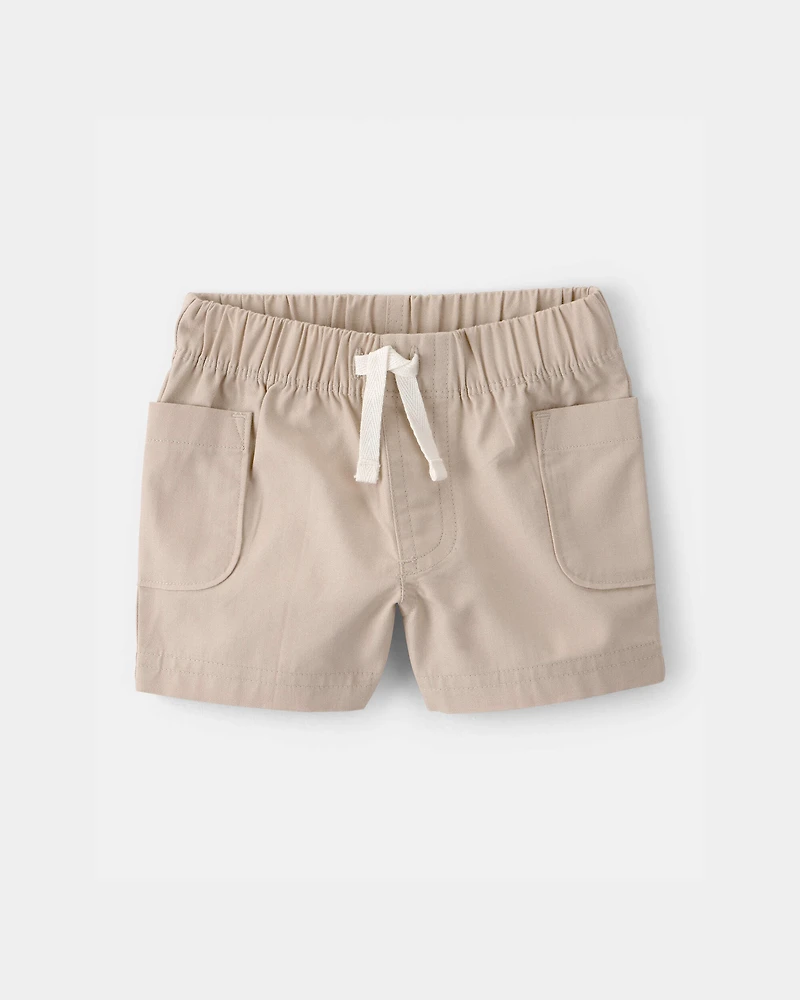 Baby Boy 3-Piece Into The Wild Short-Sleeve Top & Short Set - White/Brown