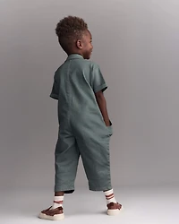 Toddler Day Out™ Cropped Jumpsuit - Green