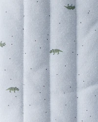 Baby Boy Dinosaur Quilted Cardigan - Blue