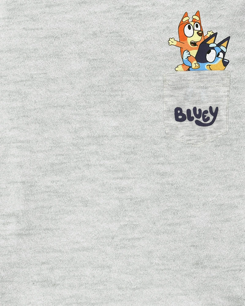 Toddler Bluey Tee - Grey