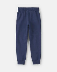 Boys French Terry Joggers - Navy Blue