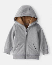 Baby Boy Long-Sleeve Hooded Zip-Up Jacket