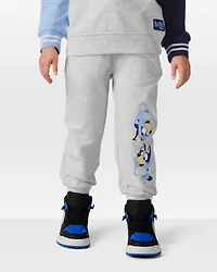 Toddler Bluey French Terry Drawstring Joggers - Grey
