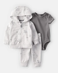 Baby 3-Piece Fairytale Print Little Jacket Set