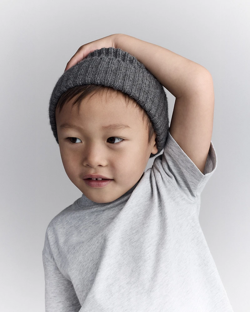 Toddler Short-Sleeve Relaxed Graphic Tee - Heather Grey