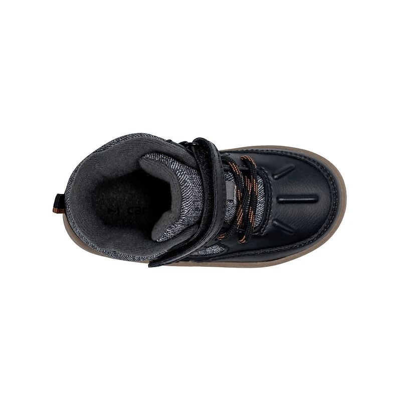 Toddler Boy Lace-Up Boots - Grey