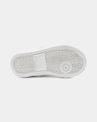 Toddler Girl Heart Print Casual Shoes - White/Black