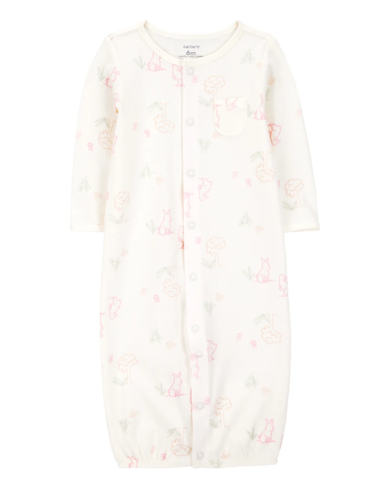 3-Piece Bunny Converter Gown & Cap Set