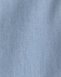 Baby Chambray Sleeveless Romper - Blue
