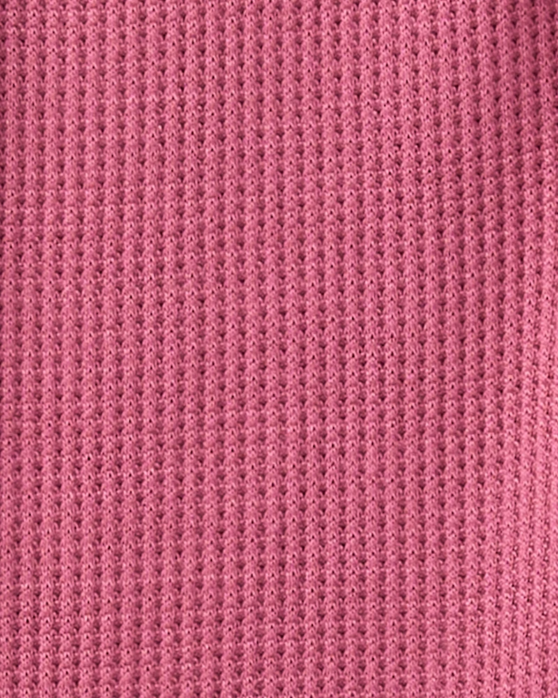 Baby Girl PurelySoft Long-Sleeve 2-Way Zip 1-Piece pyjamas - Pink