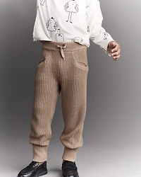 Toddler Sweater Jogger Pant - Tan