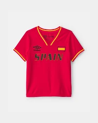 Toddler 2-Piece Umbro Spain Soccer Jersey & Short Set - Red/Yellow/Black