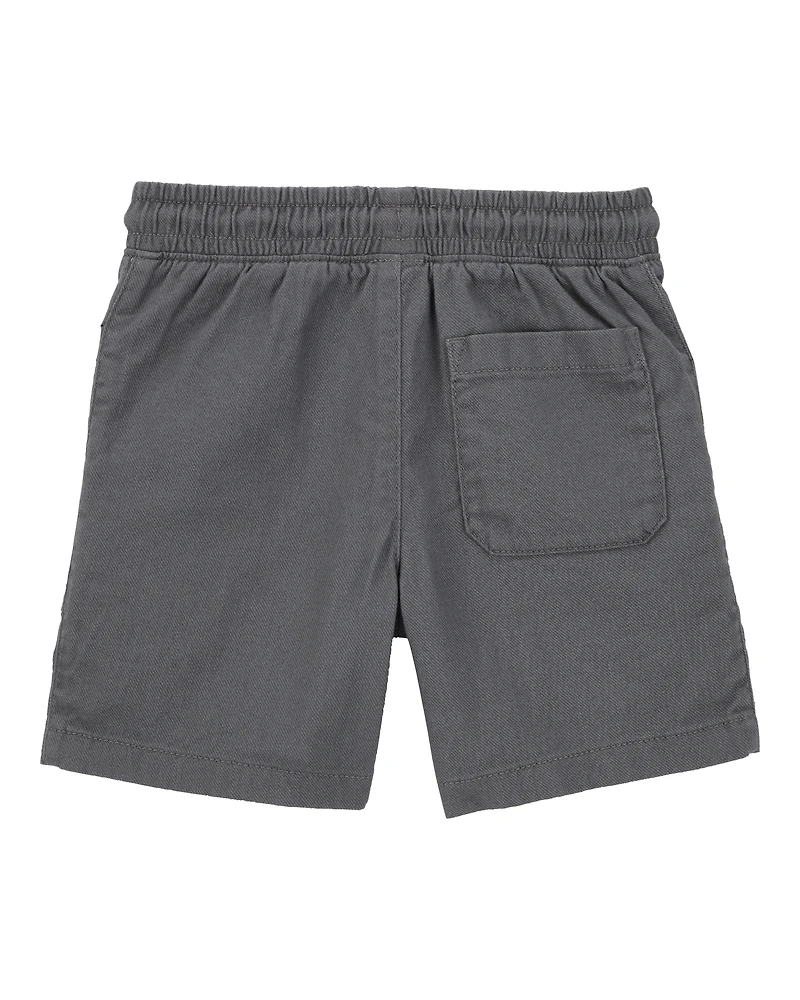 Boys Pull-On Twill Shorts