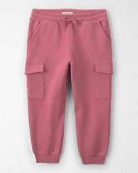 Toddler Girl Organic Cotton French Terry Cargo Pants