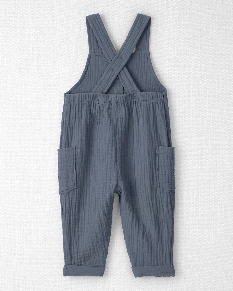 Baby Organic Cotton Gauze Overalls
