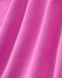 Girls PurelySoft Short-Sleeve Snug Fit 2-Piece Pyjama Set - Pink