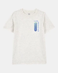 Kid Short-Sleeve Skateboard Tee - Grey
