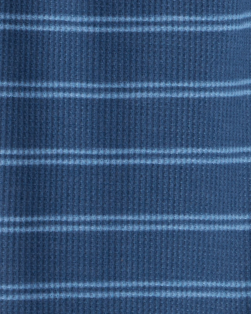 Boys 2-Piece Bear Fishing Loose Fit Pajamas