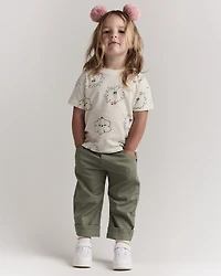 Toddler Squish Short-Sleeve Relaxed Graphic Tee - Cream