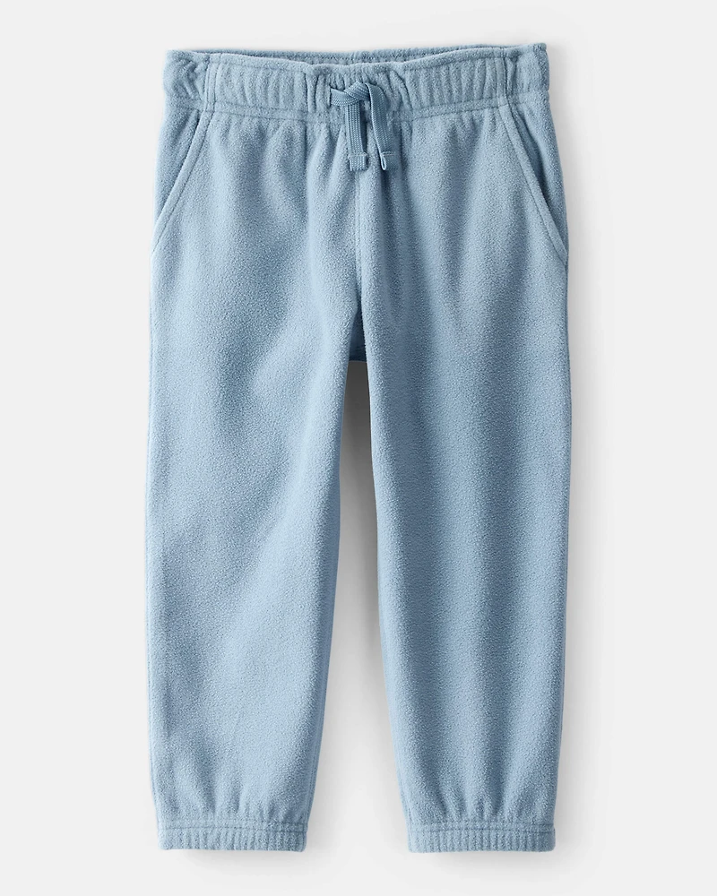 Toddler Boy Fleece Joggers - Blue