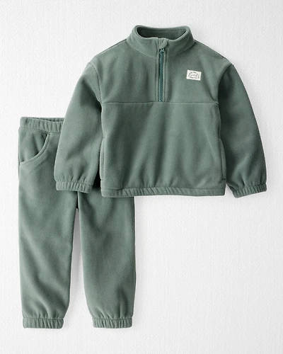 Toddler Girl 2-Piece Recycled Microfleece Set