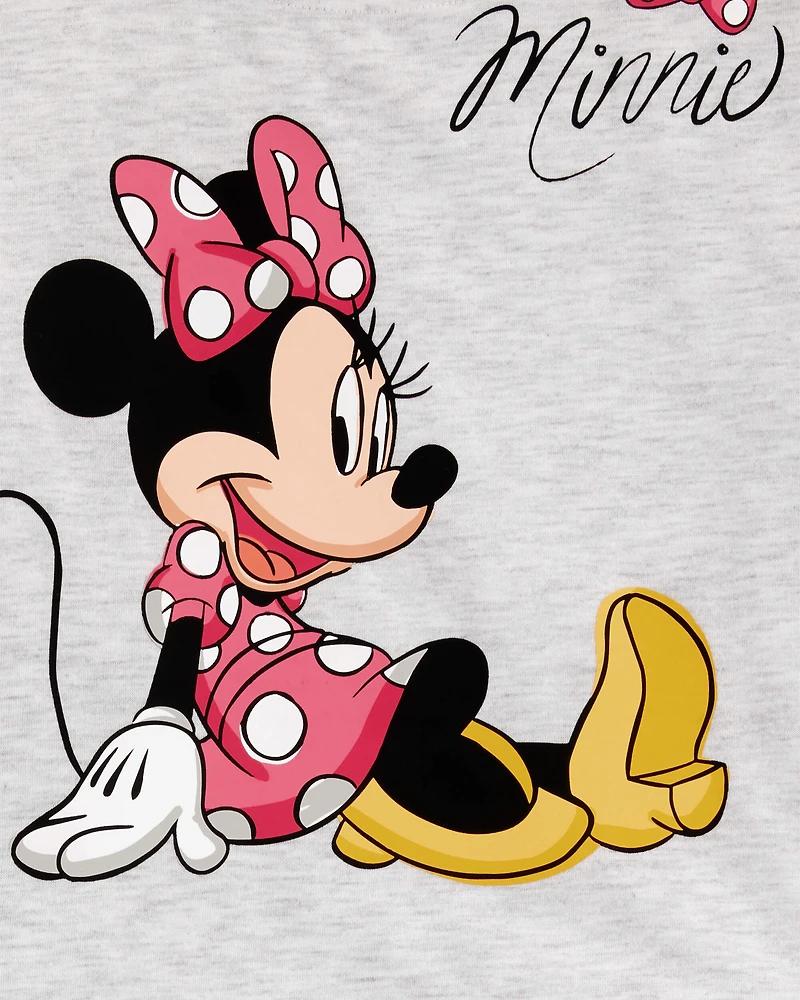 Kid Minnie Mouse Loose Fit 2-Piece Pyjamas - Grey