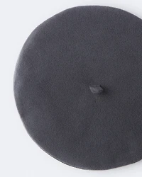 Toddler Girl Beret - Black