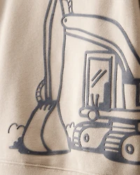 Toddler Boy 2-Piece DayDream Fleece Construction Long-Sleeve Tee & Pant Set