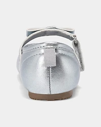 Toddler Girl Dress Shoes - Silver