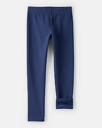 Girls Pull-On Stretch Cozy Leggings - Blue
