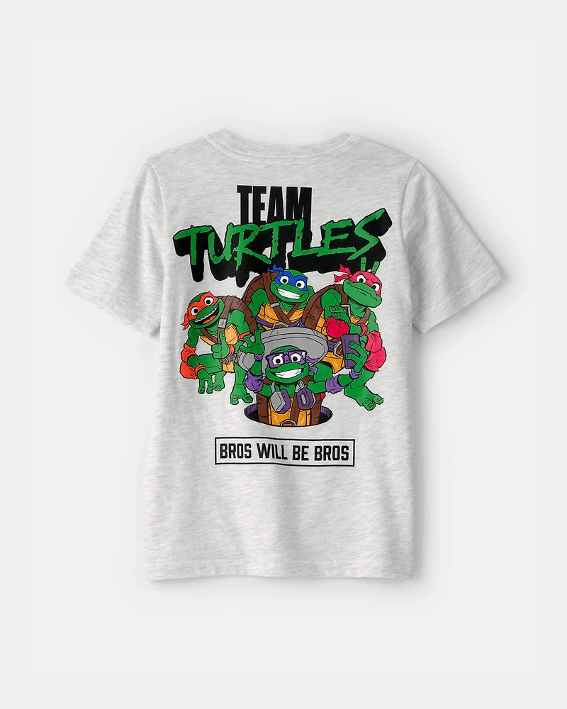 Boys Ninja Turtles Graphic Tee - Grey